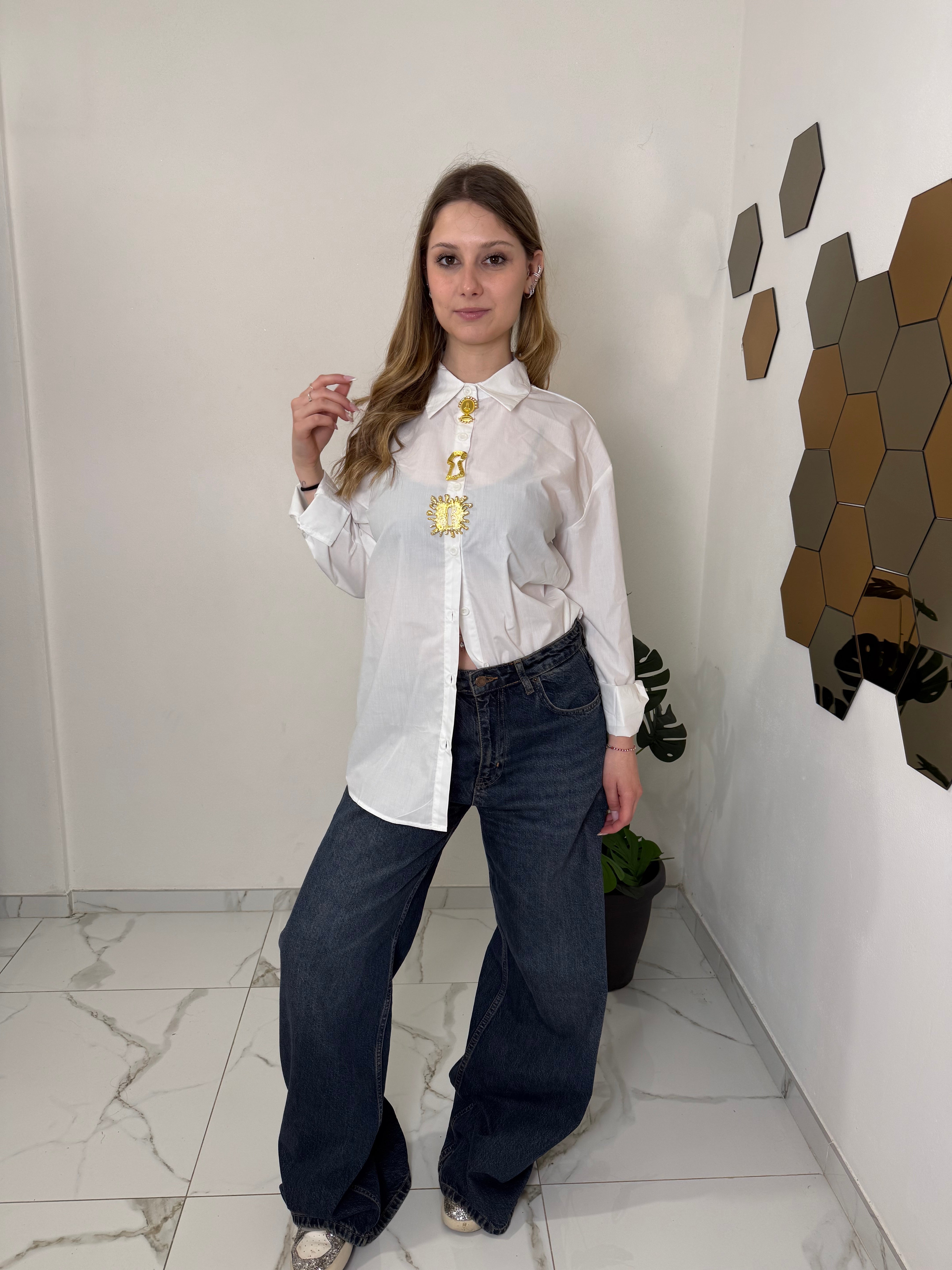 Camicia Golden Detail