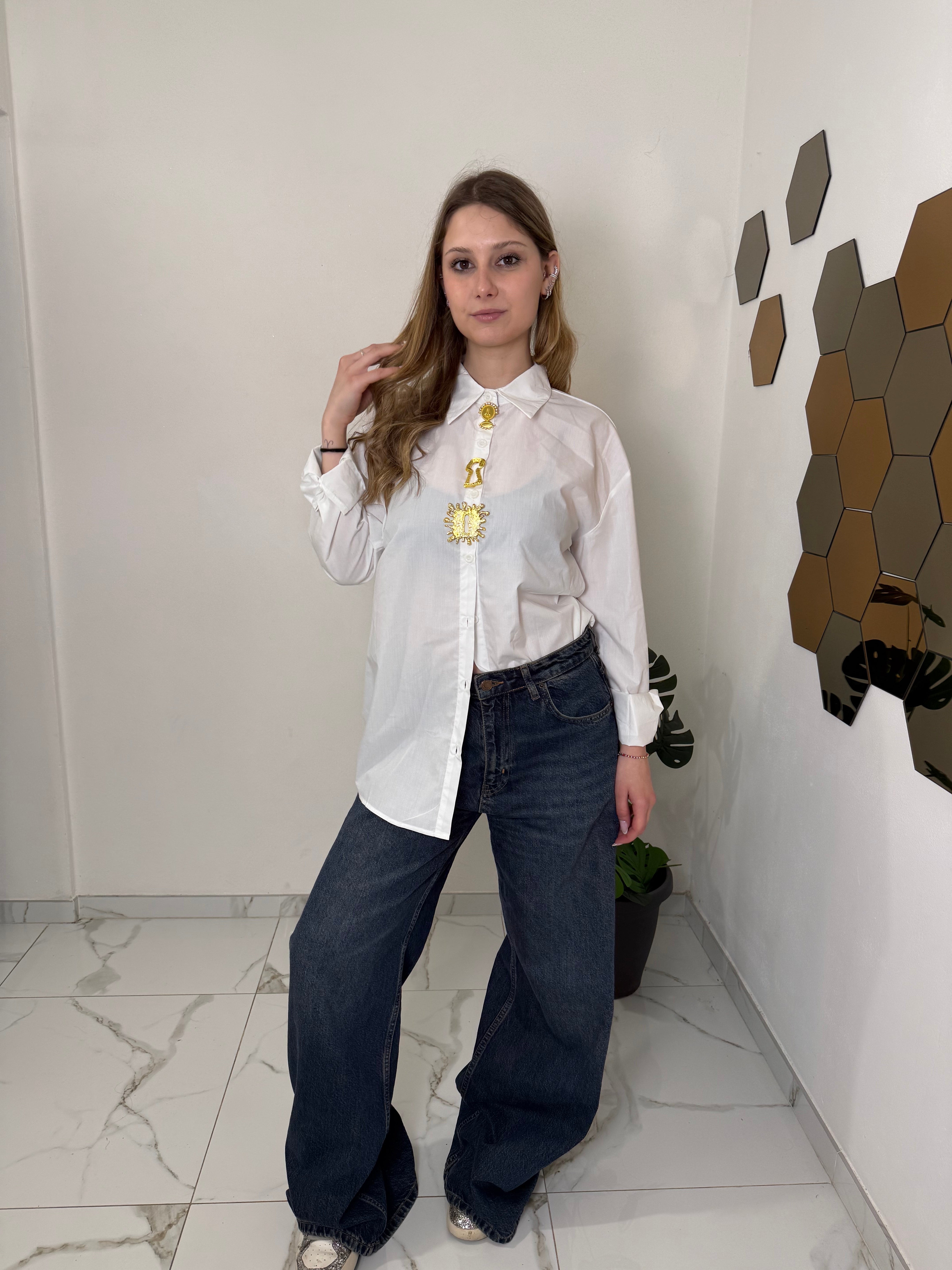 Camicia Golden Detail