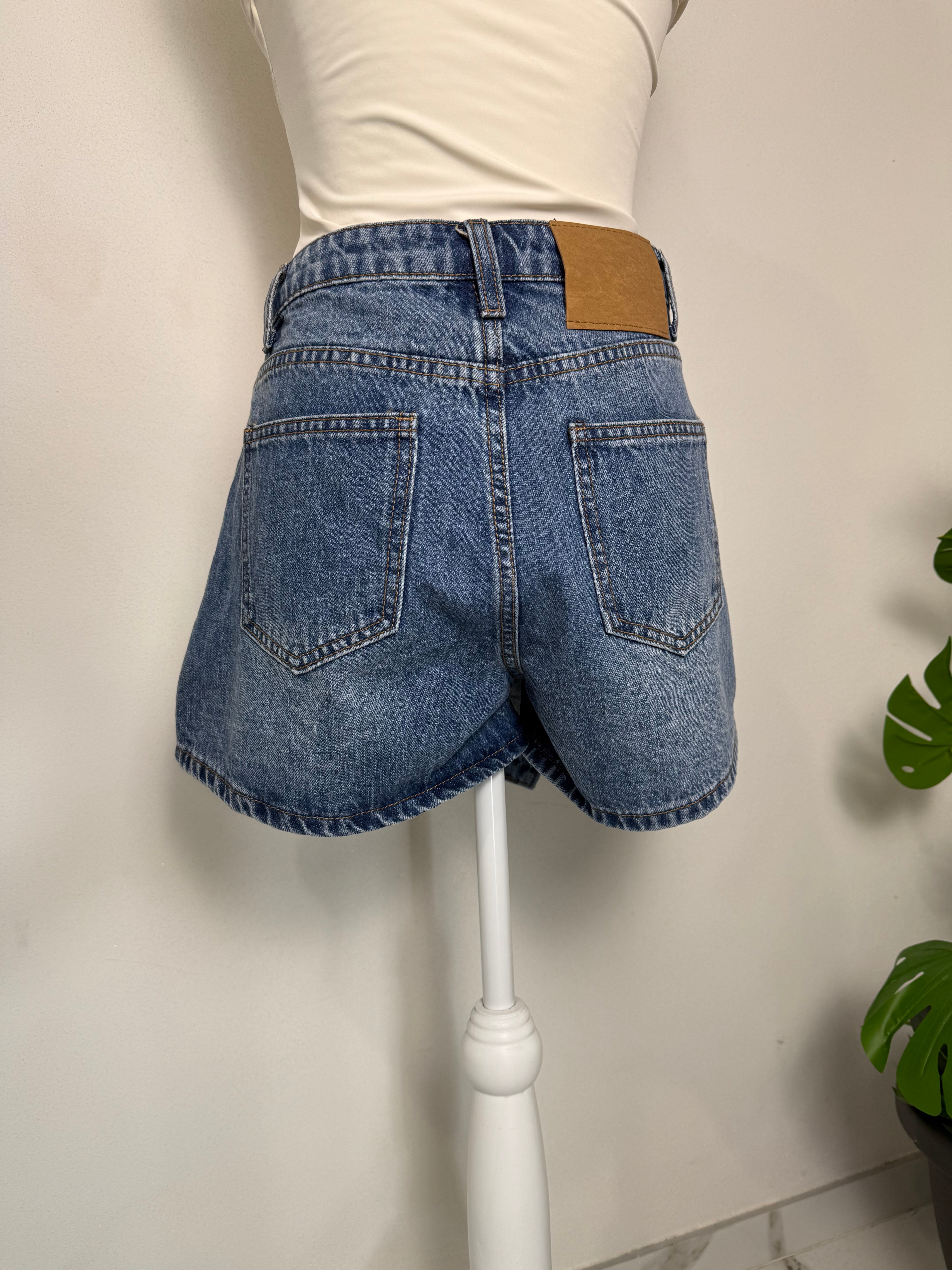 Gonna Pantaloncino Denim