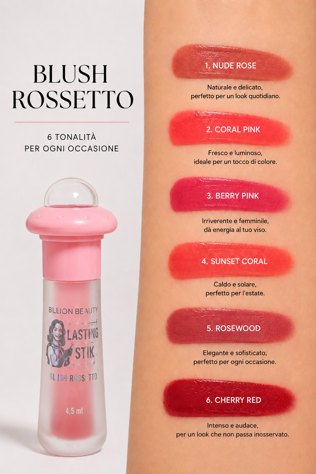 Blush e Rossetto Space