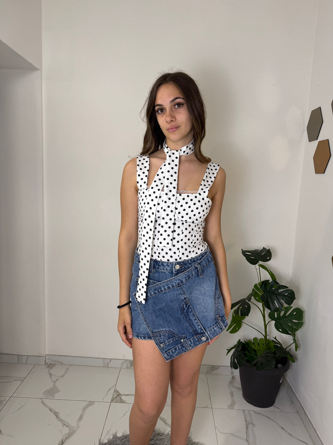 Gonna Pantaloncino Denim