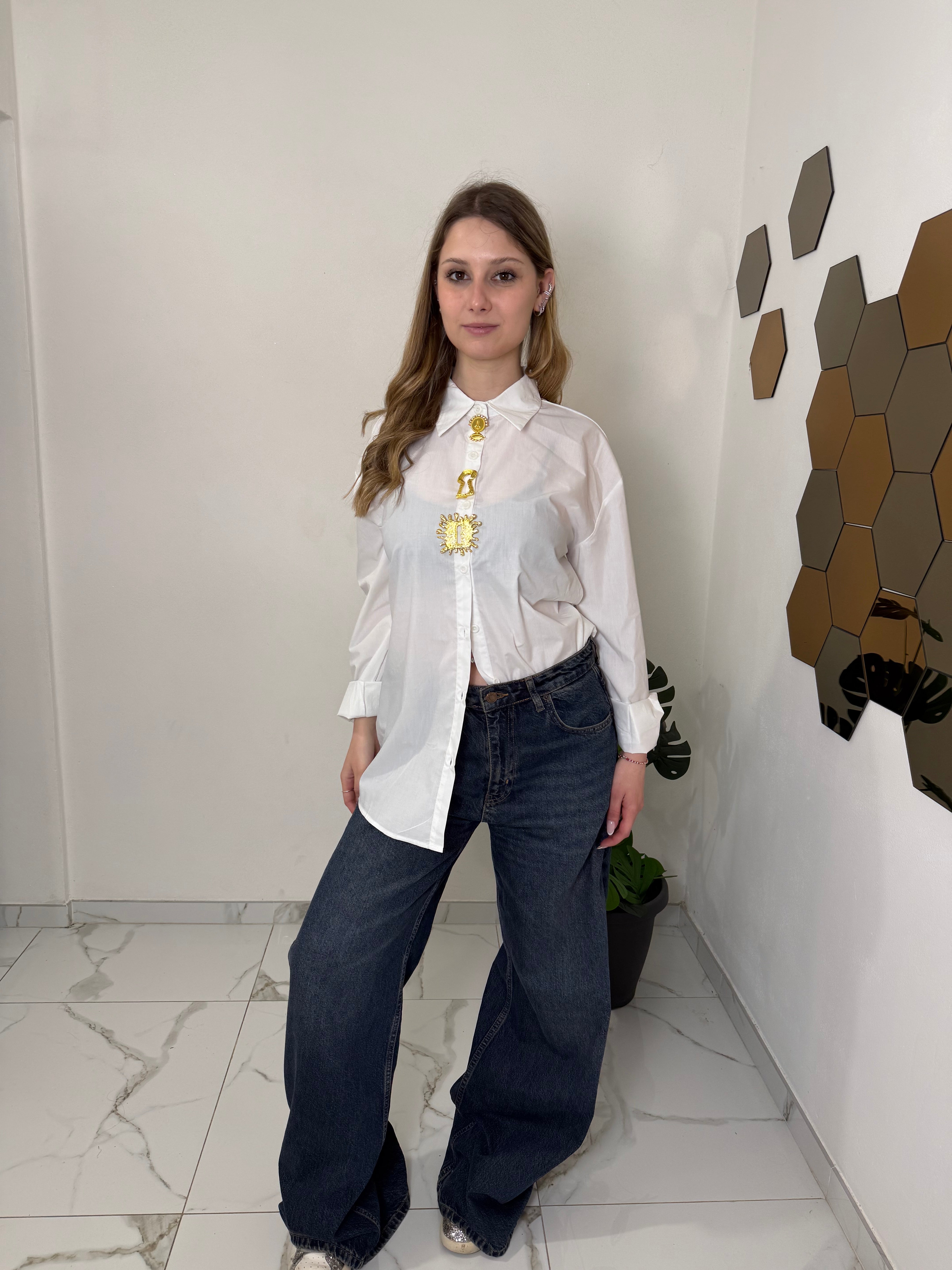 Camicia Golden Detail