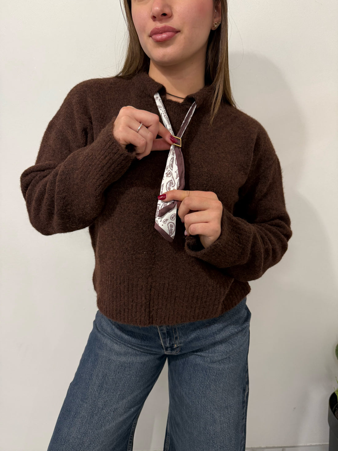 Maglione Foulard