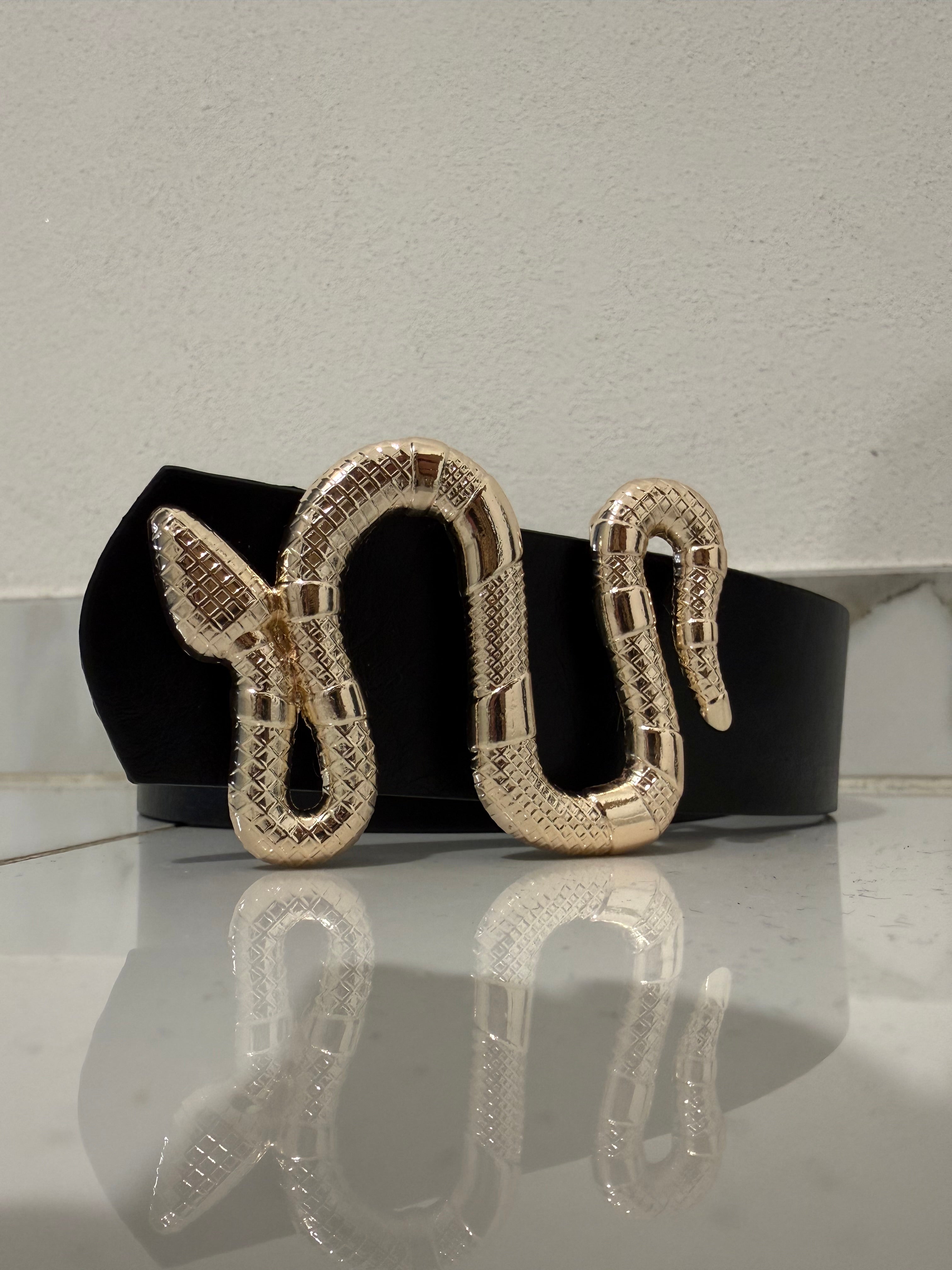 Cintura Fibbia Serpente