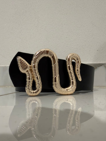 Cintura Fibbia Serpente