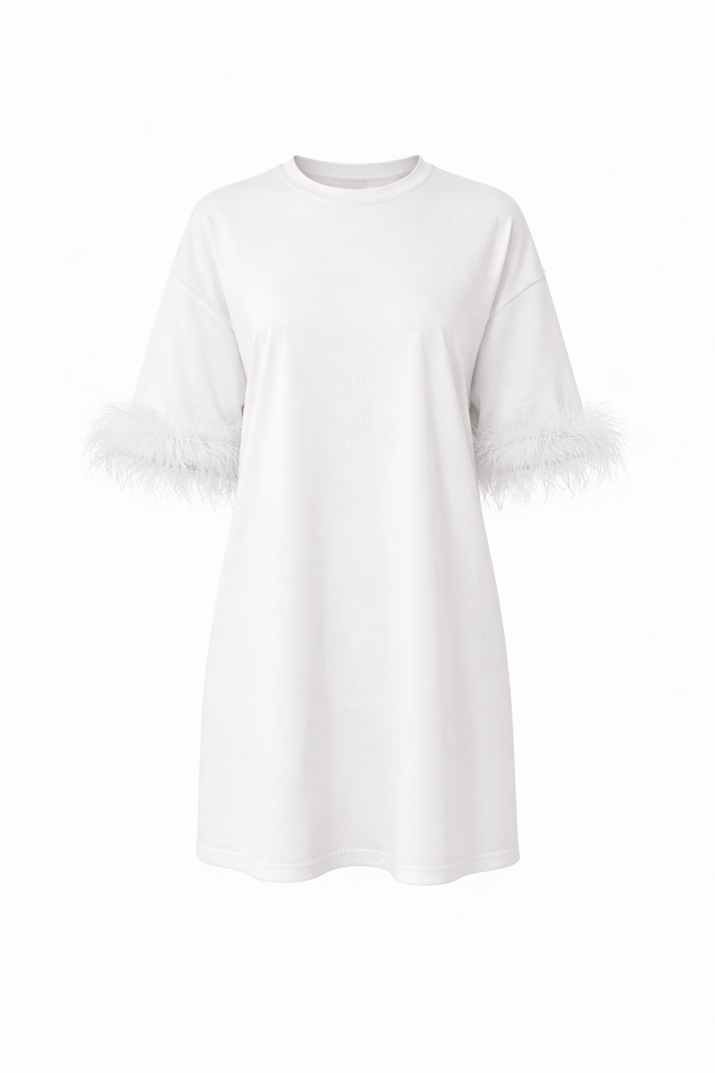T-shirt abito Piuma